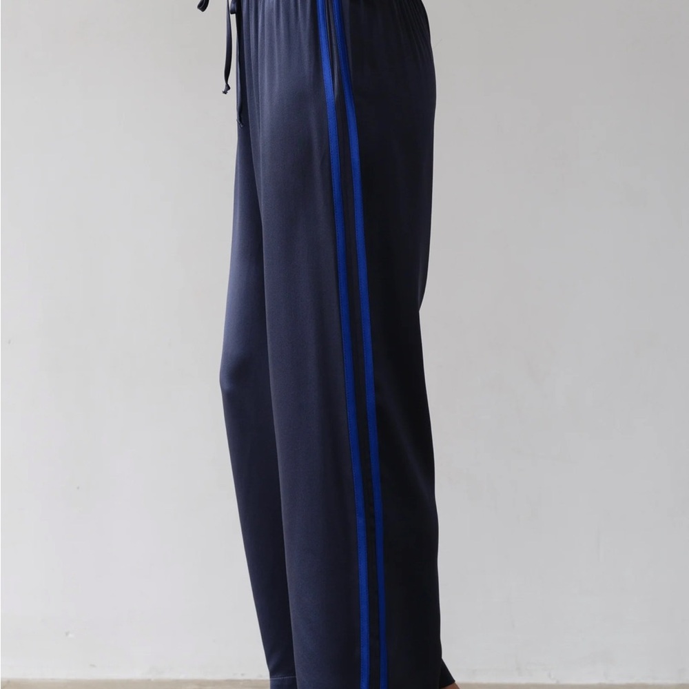 ISO DONNI. Silk Stripe Crop Pant XXS - Picture 1 of 1